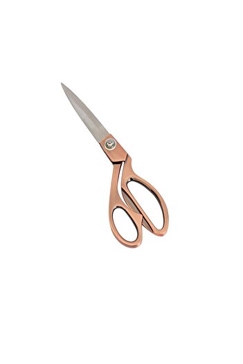 İşkur Makina Professional Metal Tailor Scissors Copper Color 26 Cm