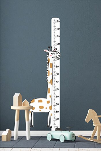 TUGİBU Giraffe Height Meter Wall Sticker