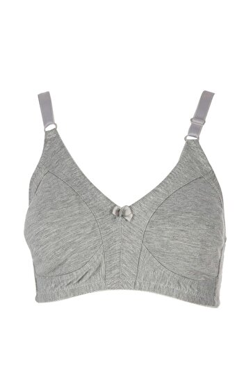 NBB Women's Gray Combed Cotton Comforting Bra 351