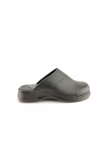 Hipokrat Men's Black Sabo Slippers
