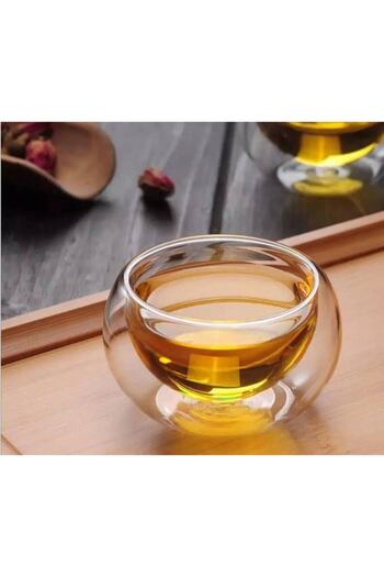 Tohana Glass 6-Piece Double Wall Mini Bowl Set