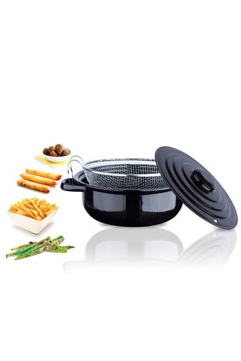 Bayev Enameled Wire Potato Chips Frying Pot