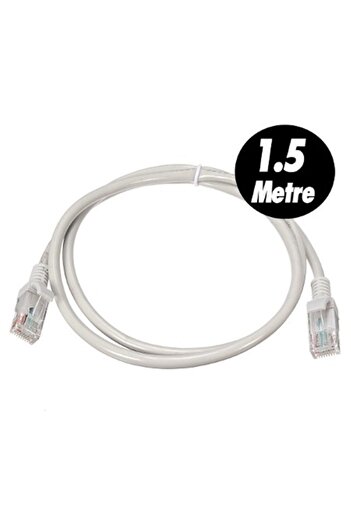 ATAELEKTRONİK 1,5 Metre Rj45 Cat5 Cat 5 Network Ethernet Kablosu Internet Televizyon Modem Kablosu Ağ Line