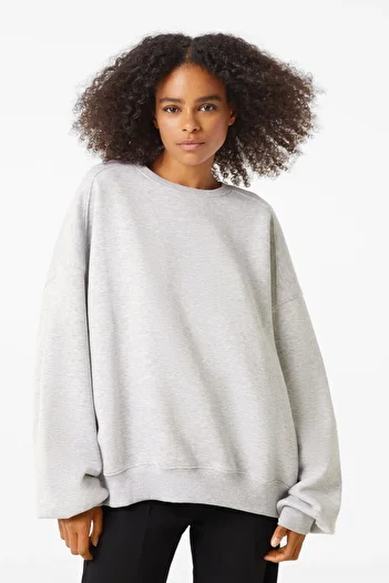 AYD Φούτερ Crew Neck Unisex Oversize 3 Thread Raised 1st Ποιοτικό χοντρό ύφασμα