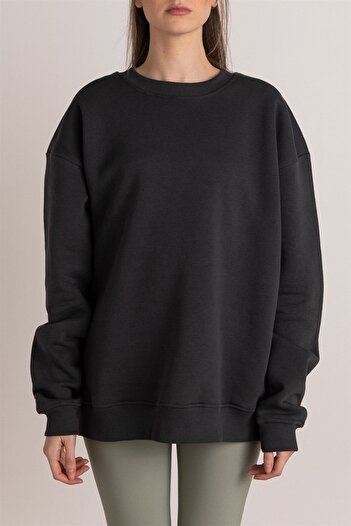 AYD Φούτερ Crew Neck Unisex Oversize 3 Thread Raised 1st Ποιοτικό χοντρό ύφασμα