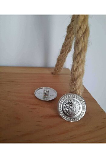 İMREN AKSESUAR Free Nickel Strap Blazer Jacket Button - 1.5 Cm, 1 Pack 6 Pieces