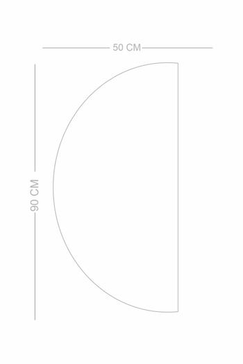 Piksel Grafik Half Circle Bohemian Wall Sticker