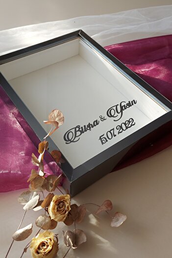 Verda Çerçeve 30x40 cm 7 cm Smoked Deep Rose Memory Frame!Rose Box-hkm Commerce
