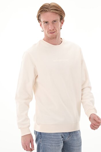 Columbia Men's Cream Sweatshirt Model Code:9150120190