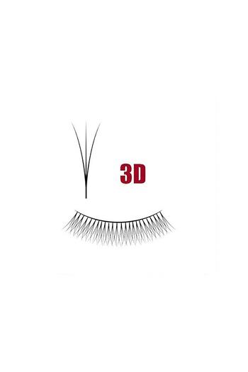 NAGARAKU 3 D Volme Ipek Kirpik 0.07 D Kıvrım 13 Mm