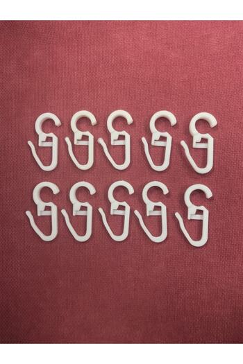 Erdoğanlar Koza Rustic Curtain Hook (Roulette) 20 Pack