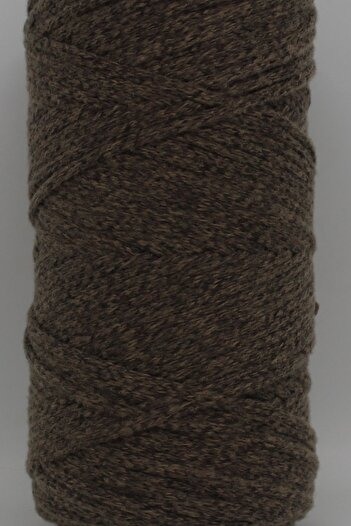 Bolanzoo Polyester Macrame Thread 2 Pieces 100gr Melted Brown 3mm Knitting Thread