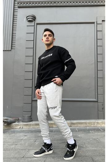 Polviton Φούτερ Oversize - Χοντρό Σορτόντο, Φούτερ από ύφασμα με 3 κλωστές