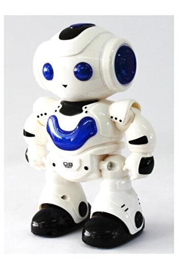 CAN OYUNCAK Kutulu Kumandalı Işıklı Robot Mavi