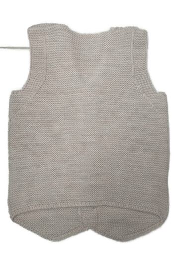 gogo bici Boy's Embroidered Ata Knitwear Vest