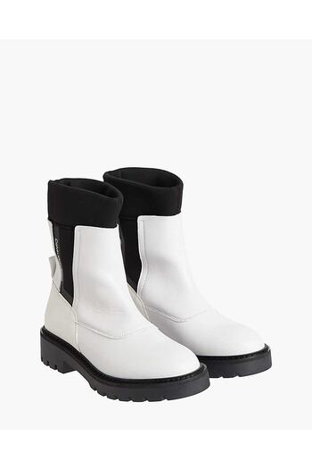 Calvin Klein Dámská bota Combat Mix Chealsea Yw0yw00735