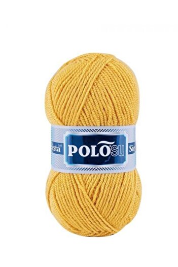 Polosu (5 τεμάχια) Siesta Soft 239 Μουσταρδί Πλεκτό Νήματα Χειροποίητο Γιλέκο Ζακέτα Νήματα Πανί Πουλόβερ Νήματα
