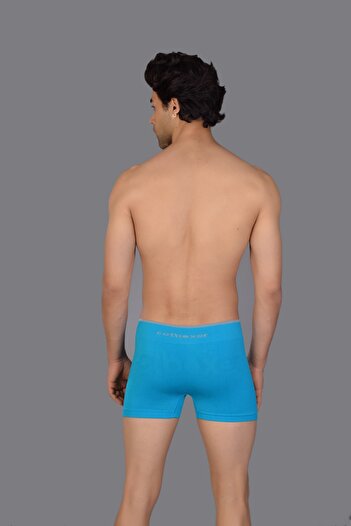 Genel Markalar Erkek Petrol Mavisi Seamless  Boxer