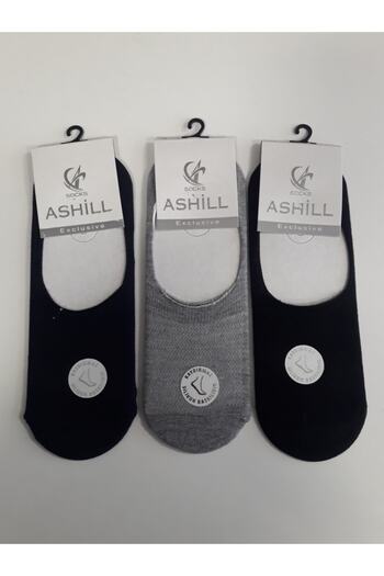 Ashill Socks Мъжки силиконови мокасини Ashill, комплект от 3 чифта