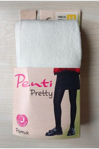 Penti Girls' Vanilla Cotton Pantyhose