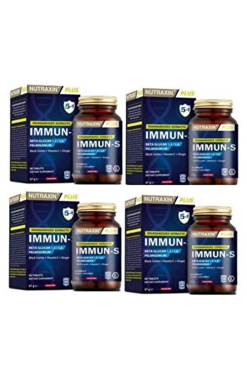 Nutraxin Immun-s 60 Tablets - X 4 Pack