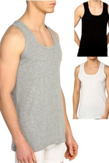 Tutku Men's White 3 Pack Classic Athlete Elf568t0101ccm3