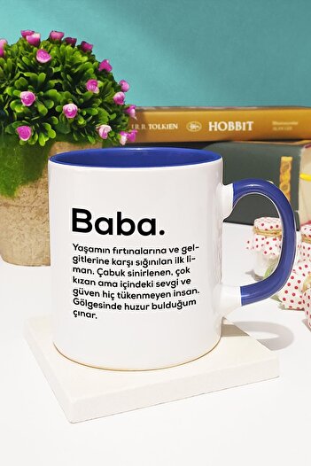 Hedizu Gift for Dad Dad Mug Cup Navy Blue
