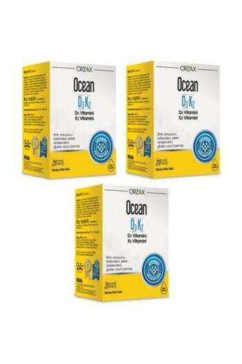 Ocean Ocean Vitamin D3 K2 - 20 Ml Drops, 3 Supplements