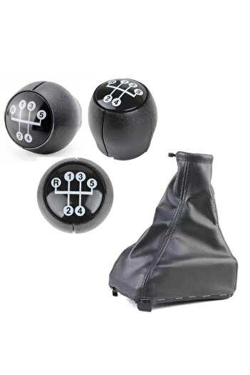 ZETOTO Opel Corsa B Knob Gear Shift Knob and Gaiter Set5738737