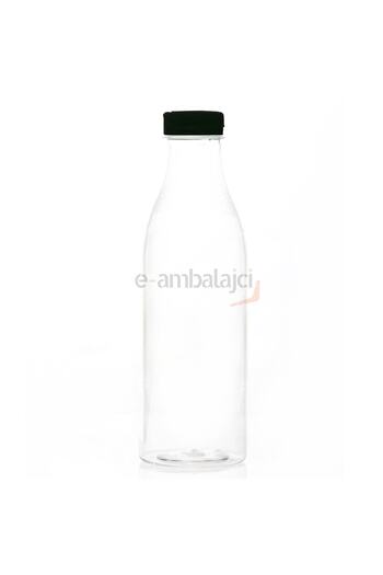 mbkambalaj 1000ml Pet Round Bottle And Black Cap(45 PCS)