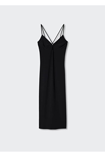 MANGO Woman Cut Out Detaylı Elbise