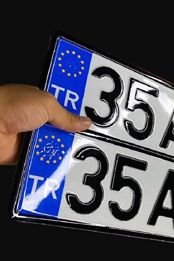 STİCKERCI BEY Plaka Pulu 12 Yıldız 3×3 Cm Araç Sticker
