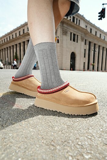 Mono Socks Βαμβακερές μεσαίου πάχους χειμερινές κάλτσες 3 τεμαχίων με κορδόνι