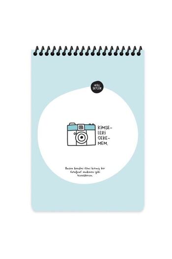 Hisli Şeyler A5 80 Sheets Lined Notepad - I Can't Pull Anyone