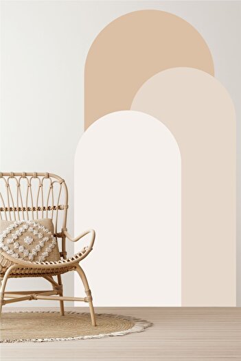 Piksel Grafik Bohemian Blocks 3-Piece Wall Sticker