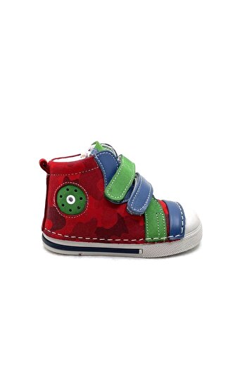 ELMA ŞEKERİ Leather And Orthopedic Sole Men's First Step Shoes-20