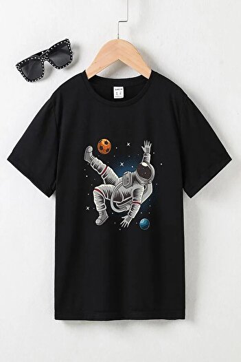 trendgar Space Printed T_shirt 100/100 Βαμβάκι