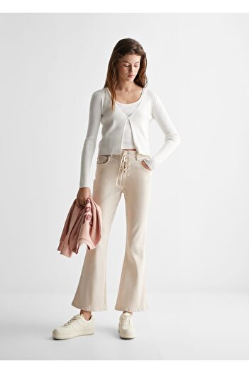 Mango Teen White Sweater with Skirt for