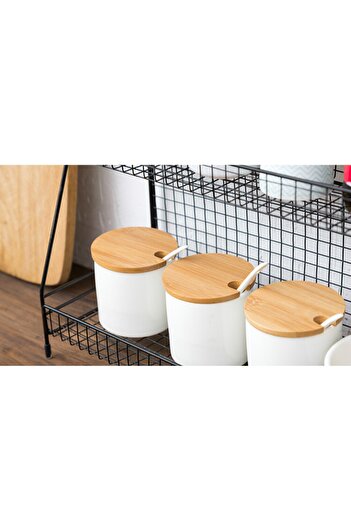 GO DEKOR Çok Amaçlı Baharatlık Düzenleyici 40x37cm Go Organizer Modeli