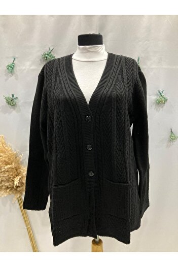 Sel Tekstil Plus Size Mother Cardigan