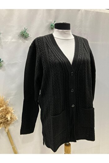 Sel Tekstil Plus Size Mother Cardigan