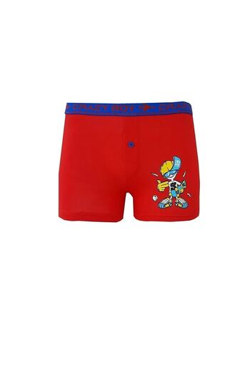 Tutku Erkek Çocuk Renkli Elastan Baskılı Boxer