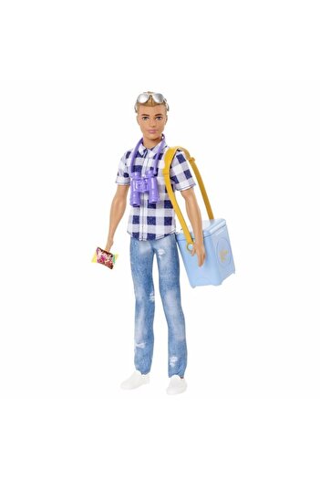 Barbie Ken Kampa Gidiyor Oyun Seti Hr66