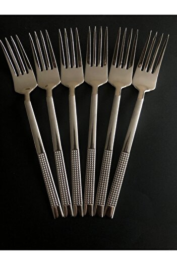 DİBA AVM 12 Pieces Dining Fork Chopstick Wicker Model for 12 People
