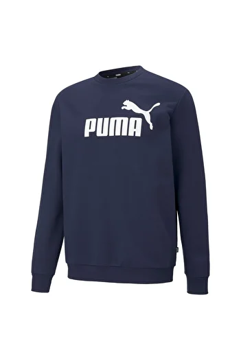 Puma Чоловічий світшот ESS Big Logo Crew темно-синій