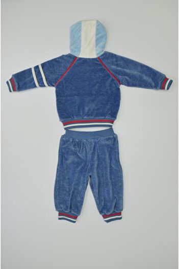 Baby Slon Kids Clup Kadife Kışlık Welsoftlu Ördekli Erkek Takım Peluşlu