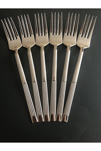 DİBA AVM 12 Pieces Dining Fork Chopstick Wicker Model for 12 People