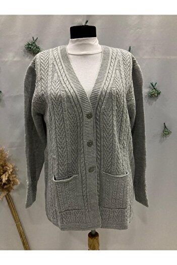 Sel Tekstil Plus Size Mother Cardigan