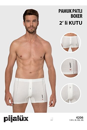 Pijalüx -2'li Boxer Erkek Iç Giyim