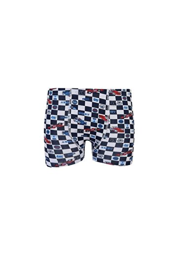 Tutku Erkek Çocuk Renkli Elastan Empirme Boxer 6'lı